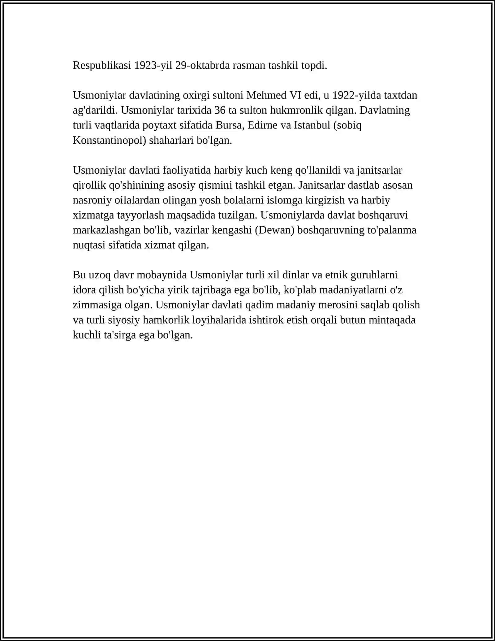 USMONIYLAR DAVLATIGA VA UNING ISTILOLARI 4