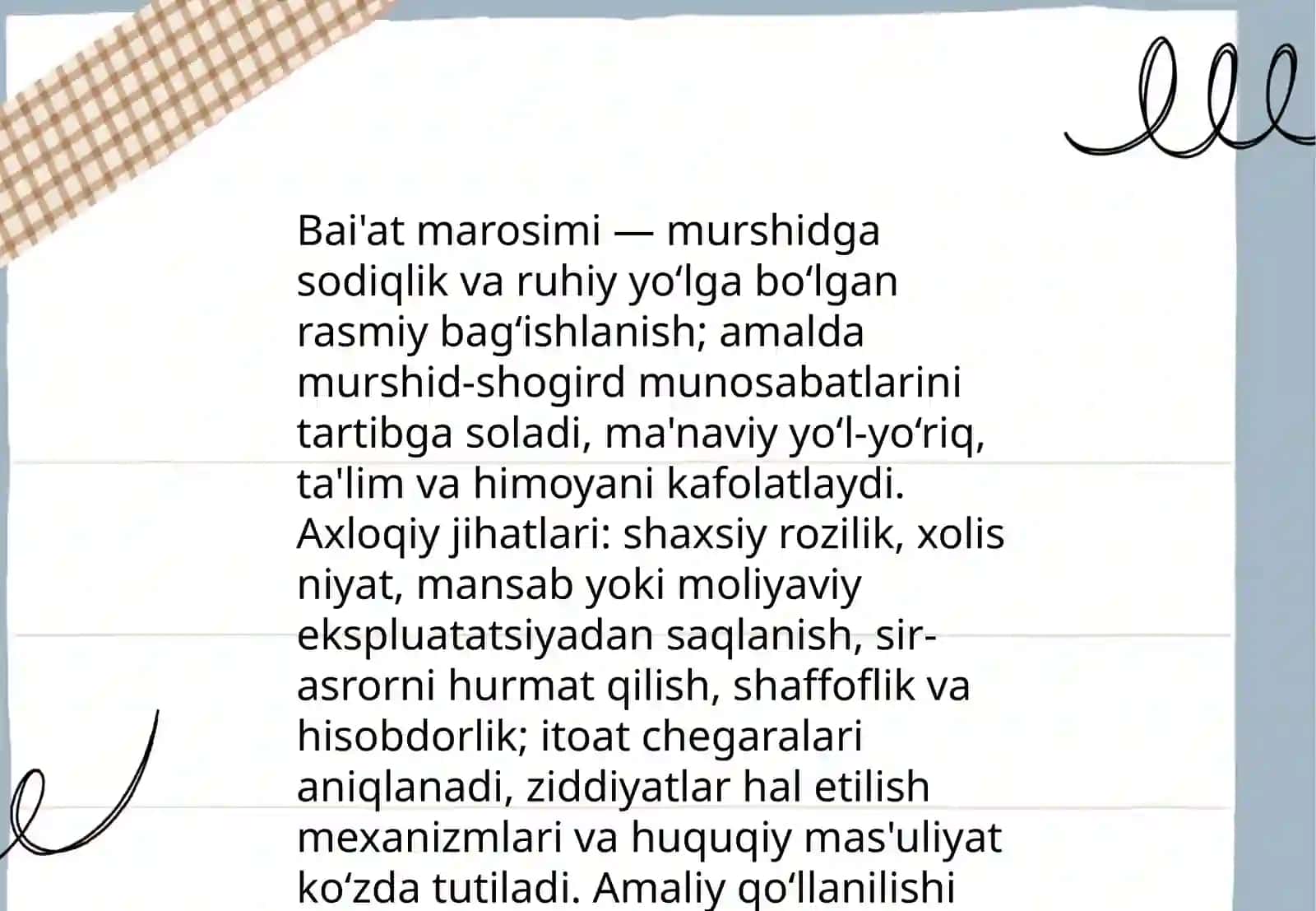 Tasavvuf taʼlimotida ustoz va shogird anʼanalarini qoʻllanish masalalari 4