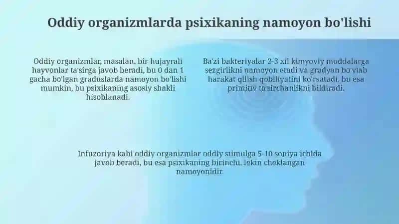 Psixikaning filogenetik taraqqiyoti 4