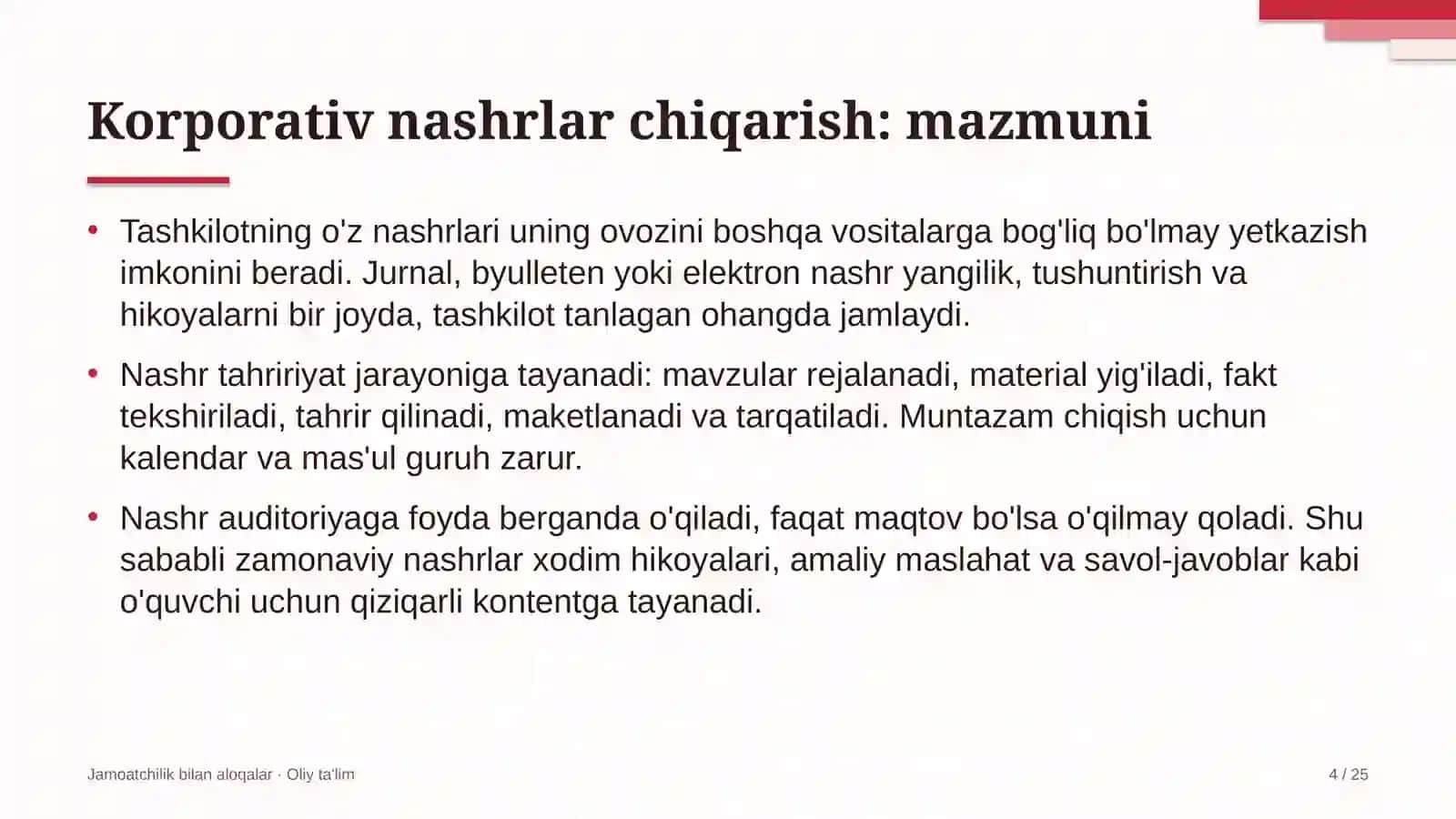 prezident maktablarida korporativ nashrlar chiqarish 9134 4