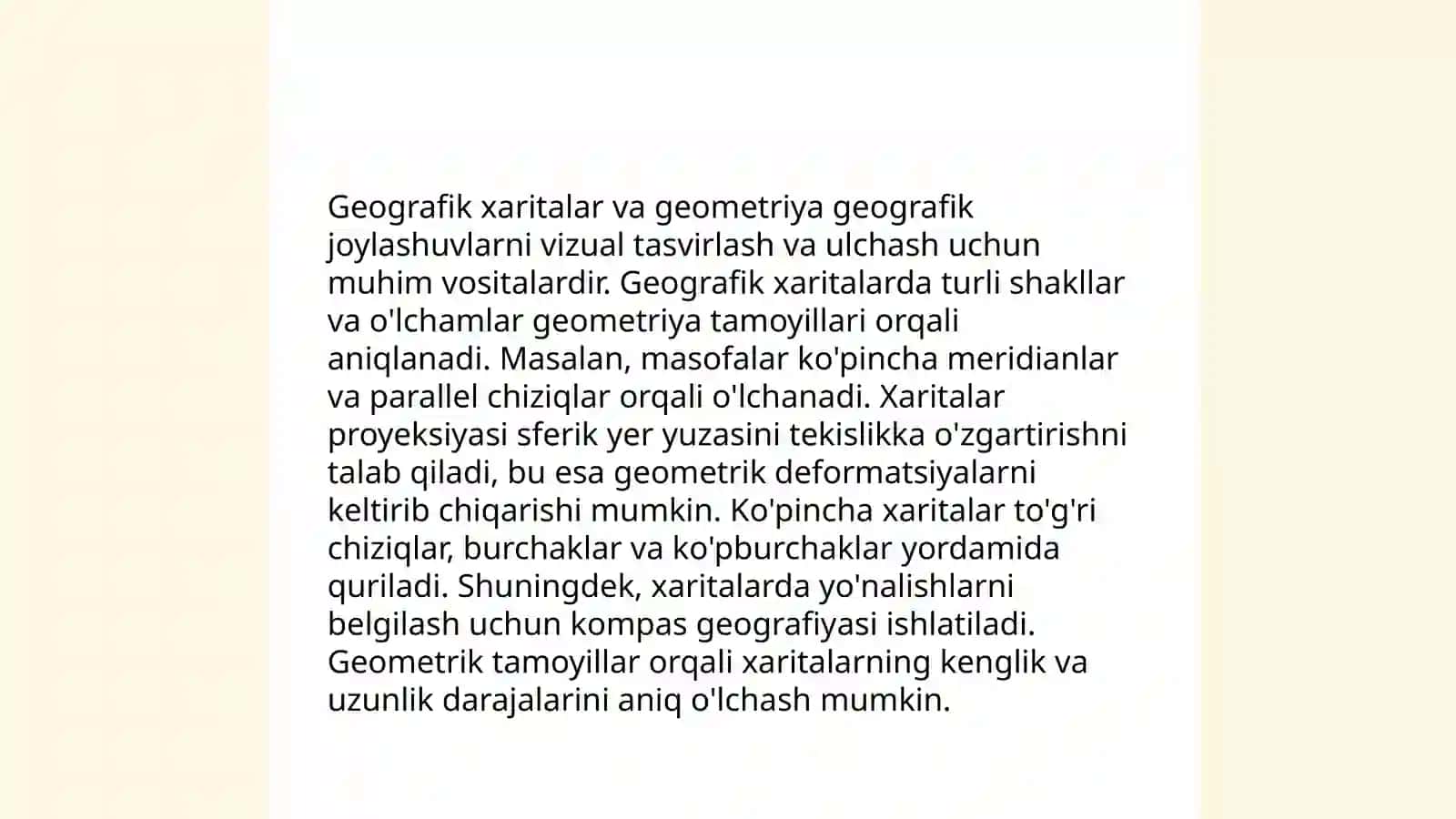 Geometrik usullar bilan geografiyani oʻrganish 4