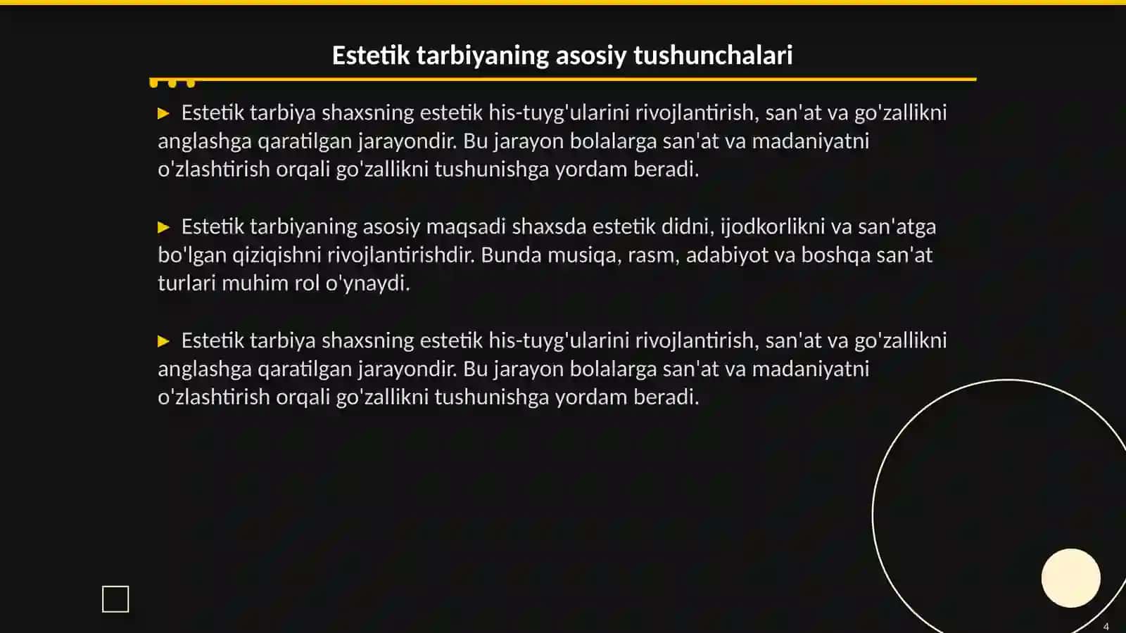 Axloqiy tarbiya va estetik tarbiya 4