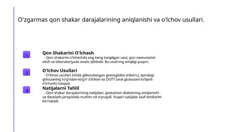 Gestatsion diabet: Asosiy tushunchalar va aloqalar 4