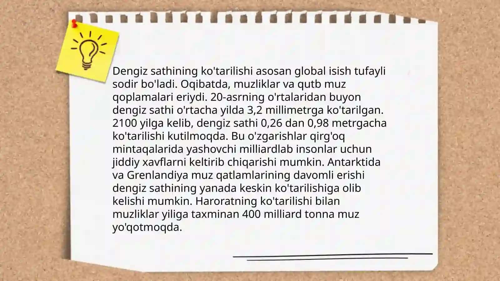 Iqlim o'zgarishi oqibatlari 4