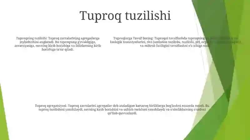 Tuproqlarga Tavsif Bering 4