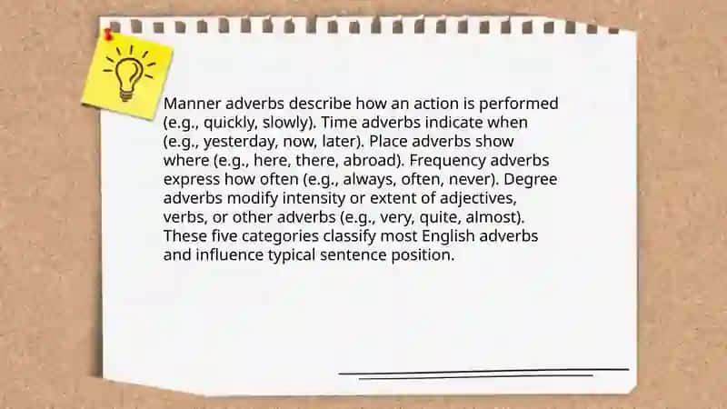 The adverb 4