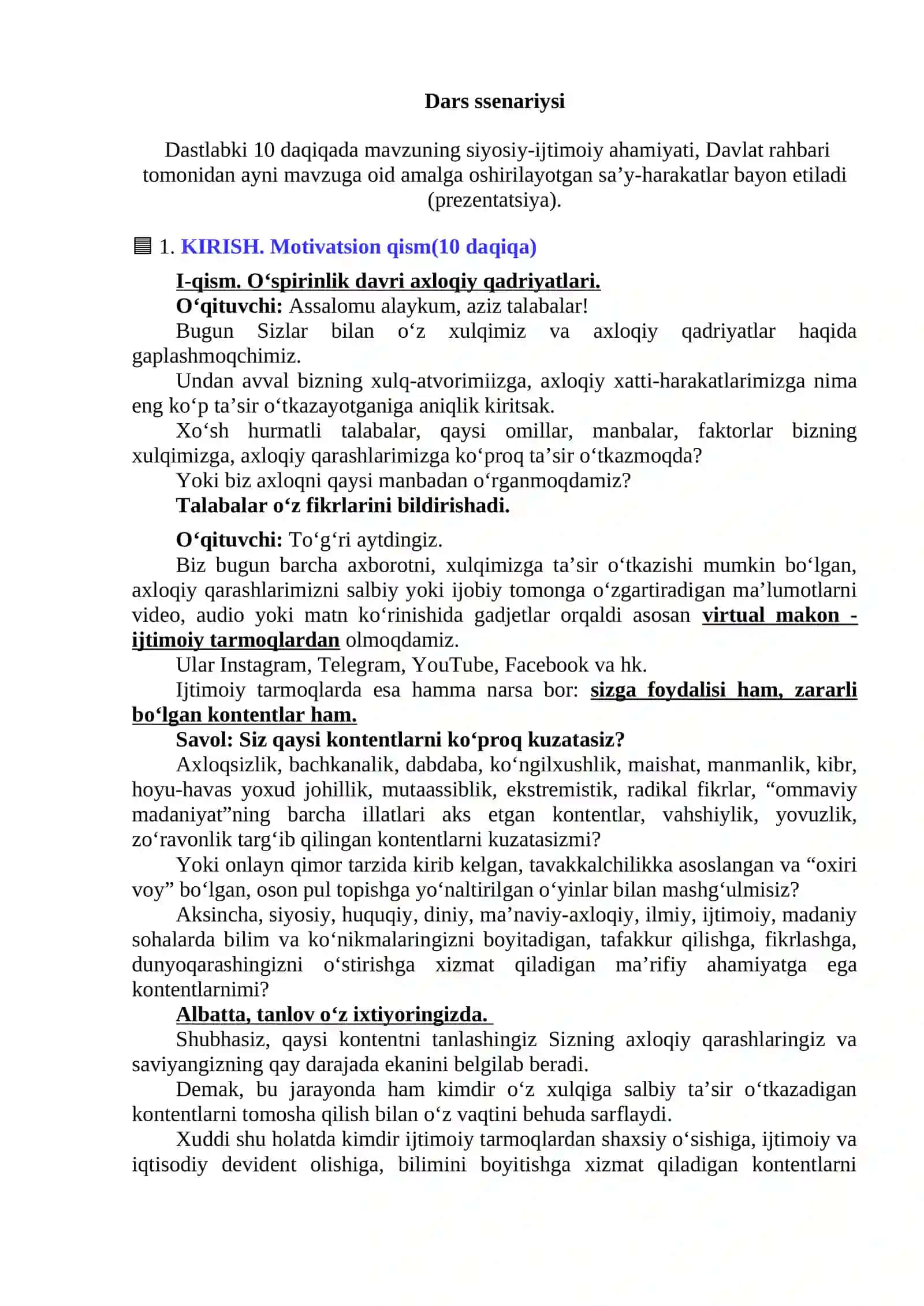 Axloq, intizom va mas’uliyat 4
