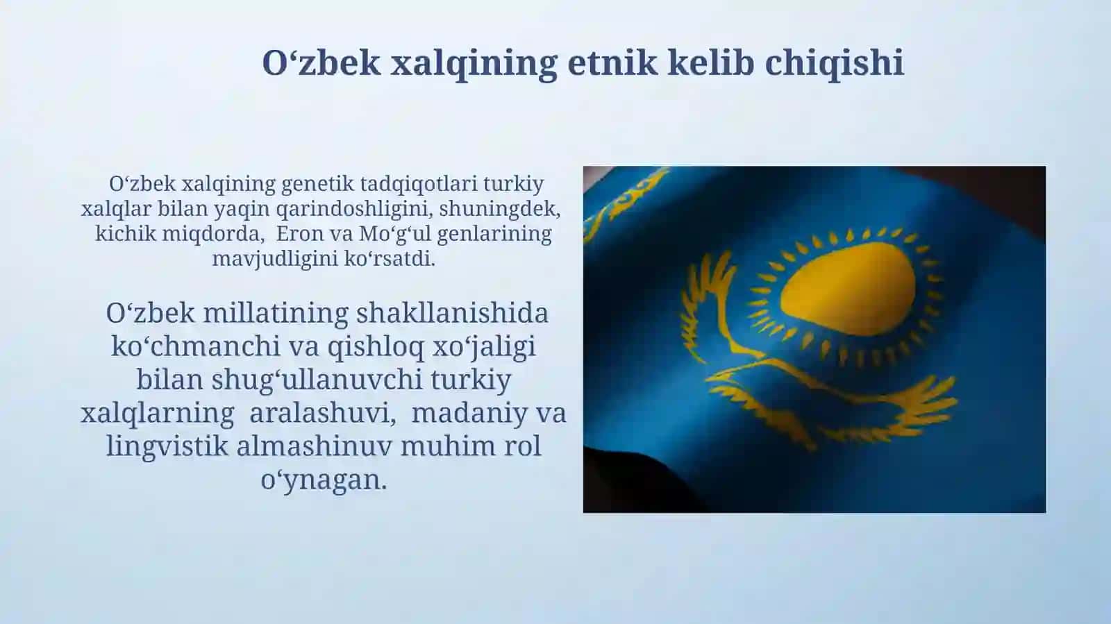 O'zbek xalqining shakllanishi masalasi 4