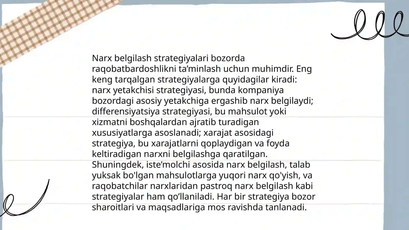 Savdo korxonalarida tavarlarni baholash 4