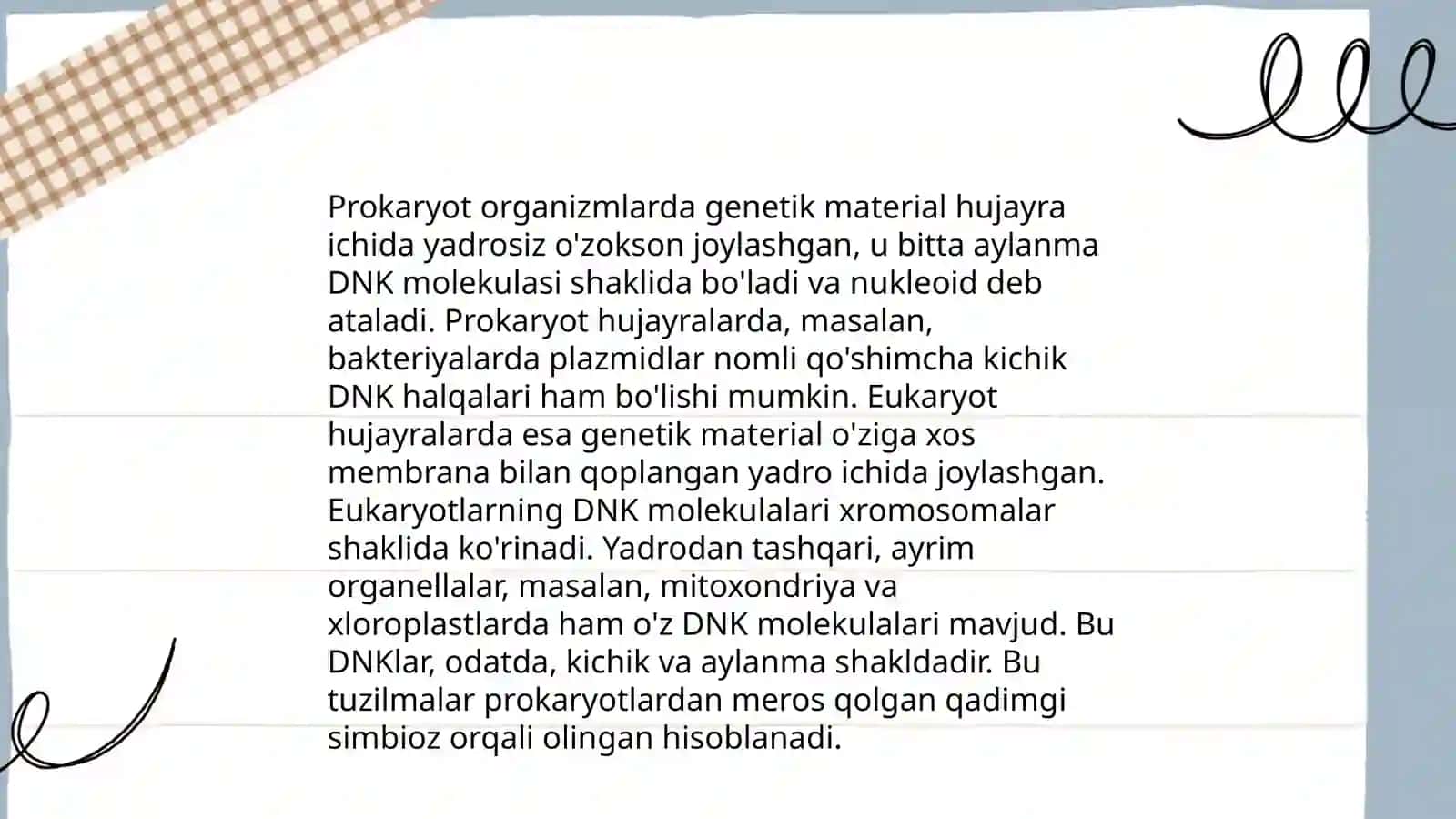 Prokariotlar va eukariotlar genlarining strukturasi 4