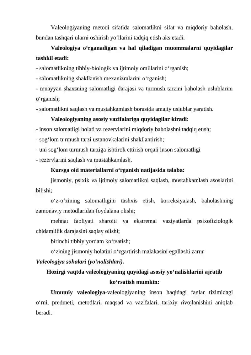 Valeologiyaning nazariy - metodologik asoslari 4