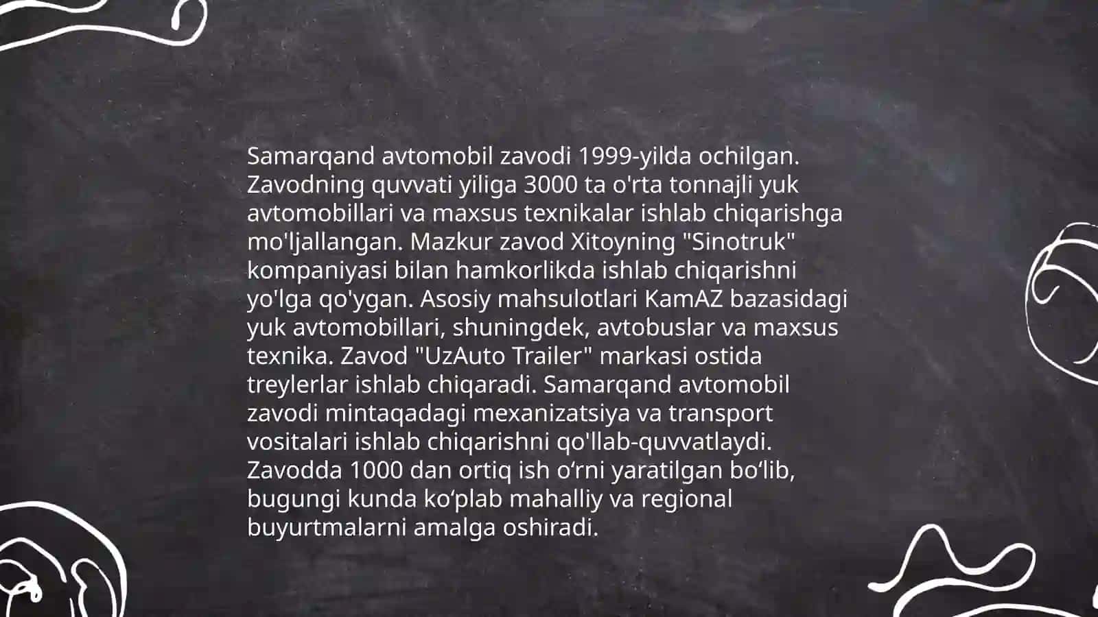 O'zbekistonda avtomobilsozlik sanoati 4