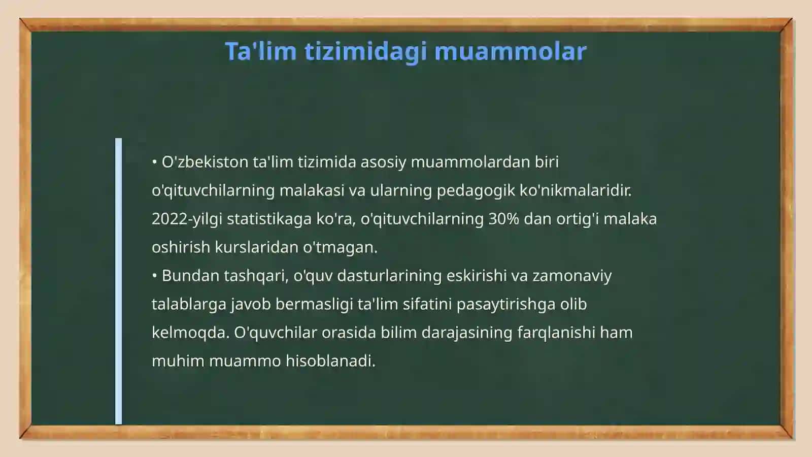O'zbekiston Respublikasi ta'lim tiimida modernizatsiya jarayonlari 4