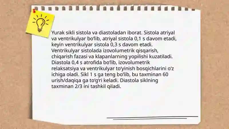 Yurakning ishi va quvvati 4
