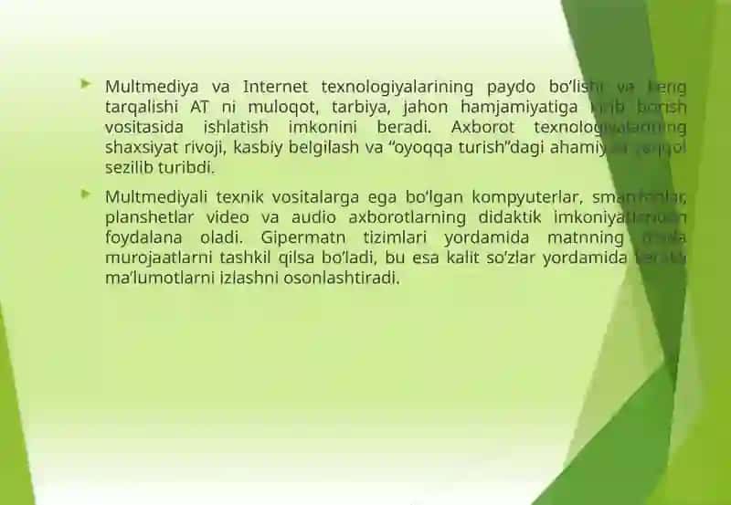 Texnik tizimlarda axborot texnologiyalari 4
