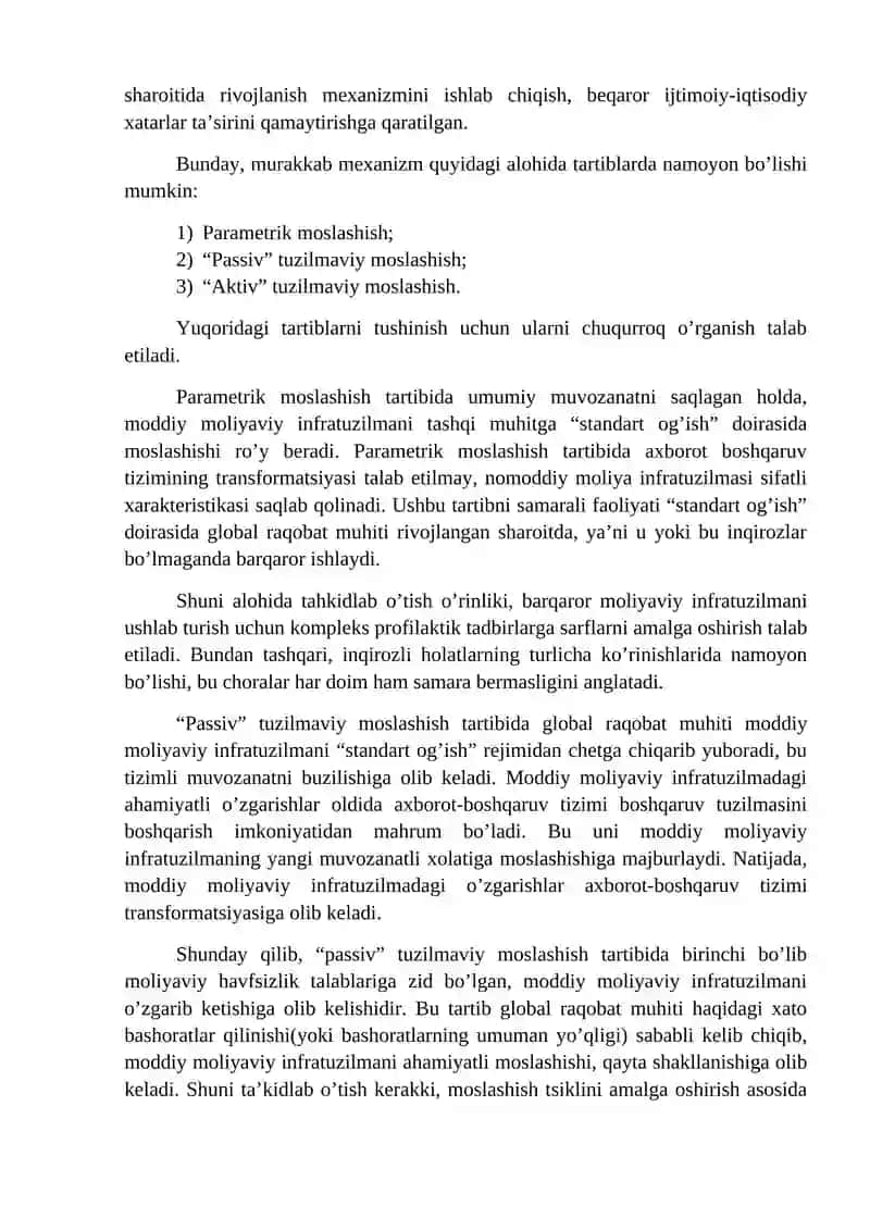 Moliyaviy Infratuzilmalar 4