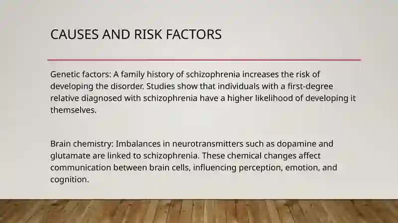 research a mental health disorder schizophrenia 4