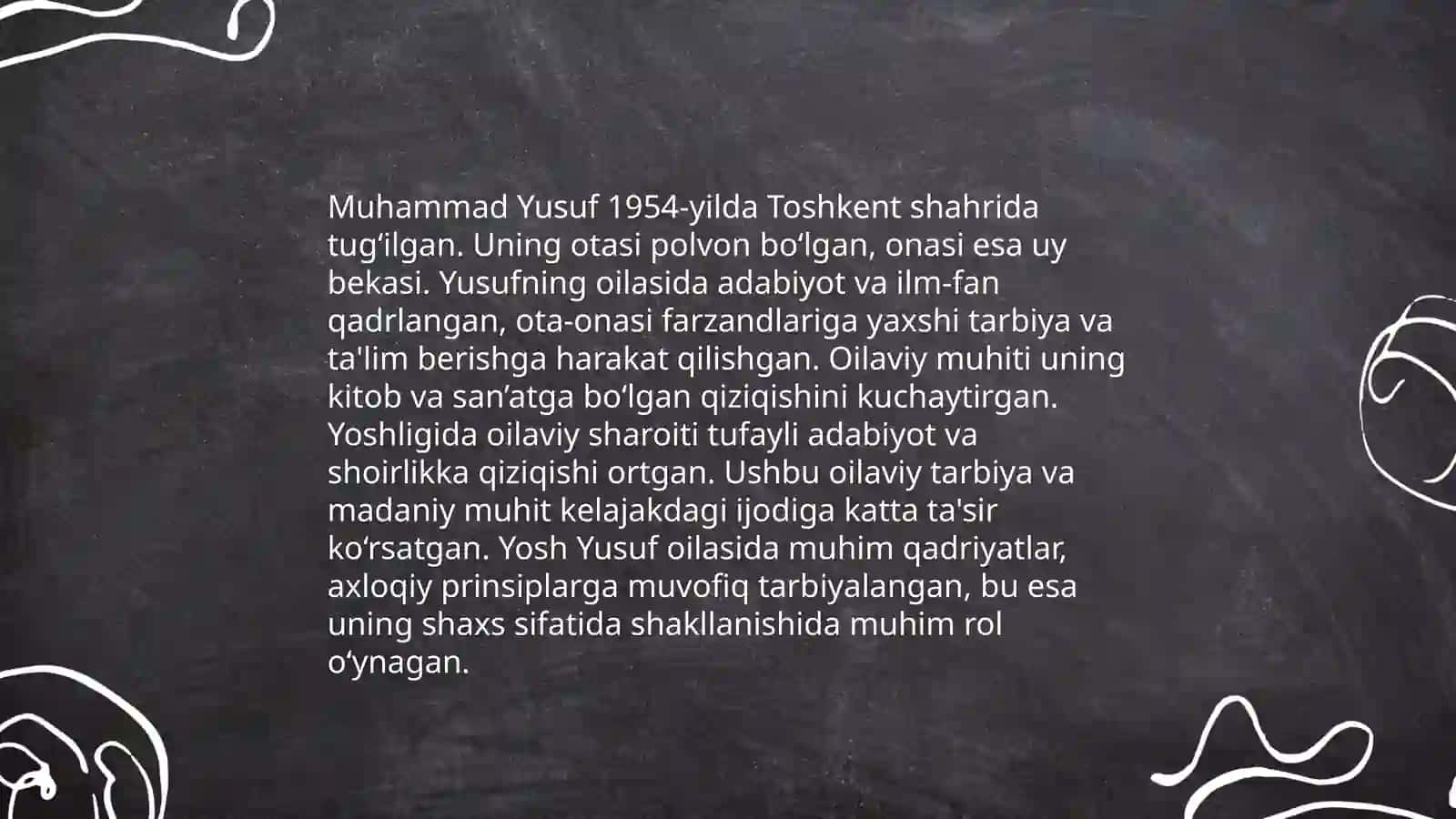 Muhammad Yusuf psixologik portreti 4