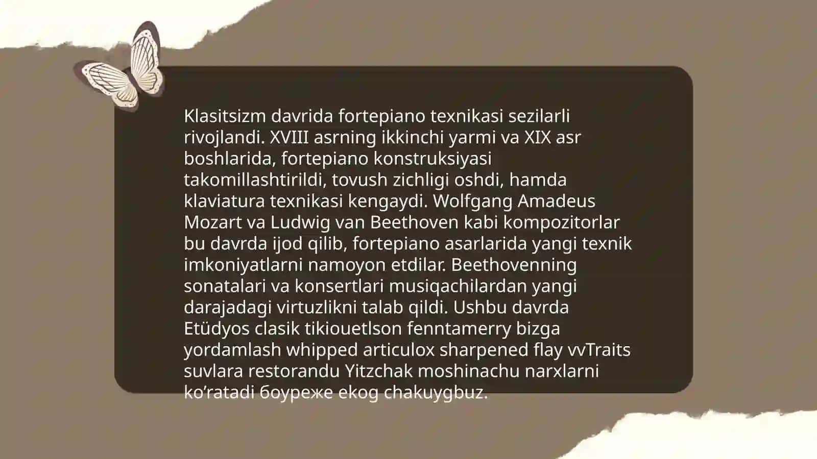 Fortepiano asarlarida texnika ustida ishlash 4