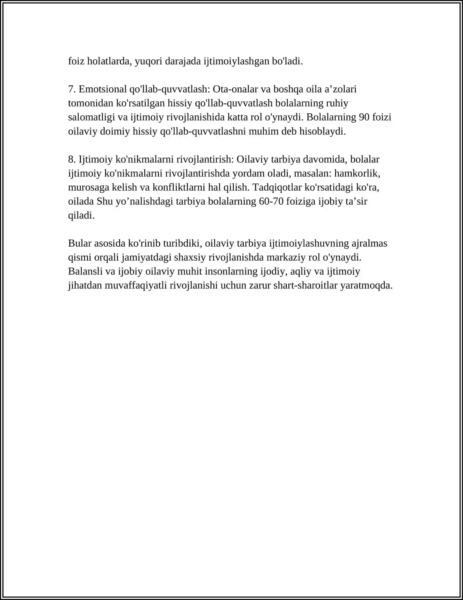 IJTIMOIYLASHTIRISHNING OMILLARI VA MEXANIZMLARI 4