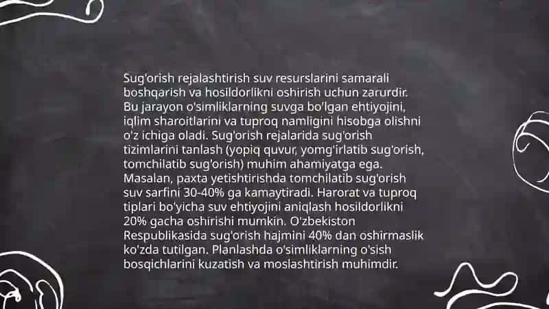 Tabiiy fanning taqvim rejasini oʻrganish 4