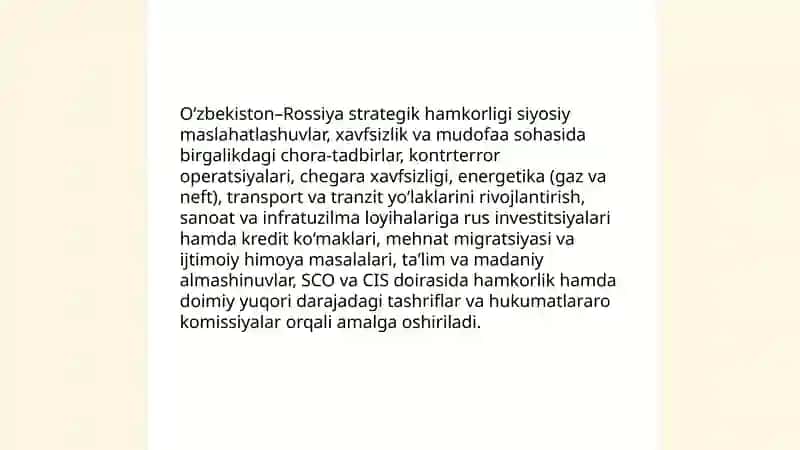 Oʻzbekistonning mustaqillikdan keyingi tashqi siyosati 4