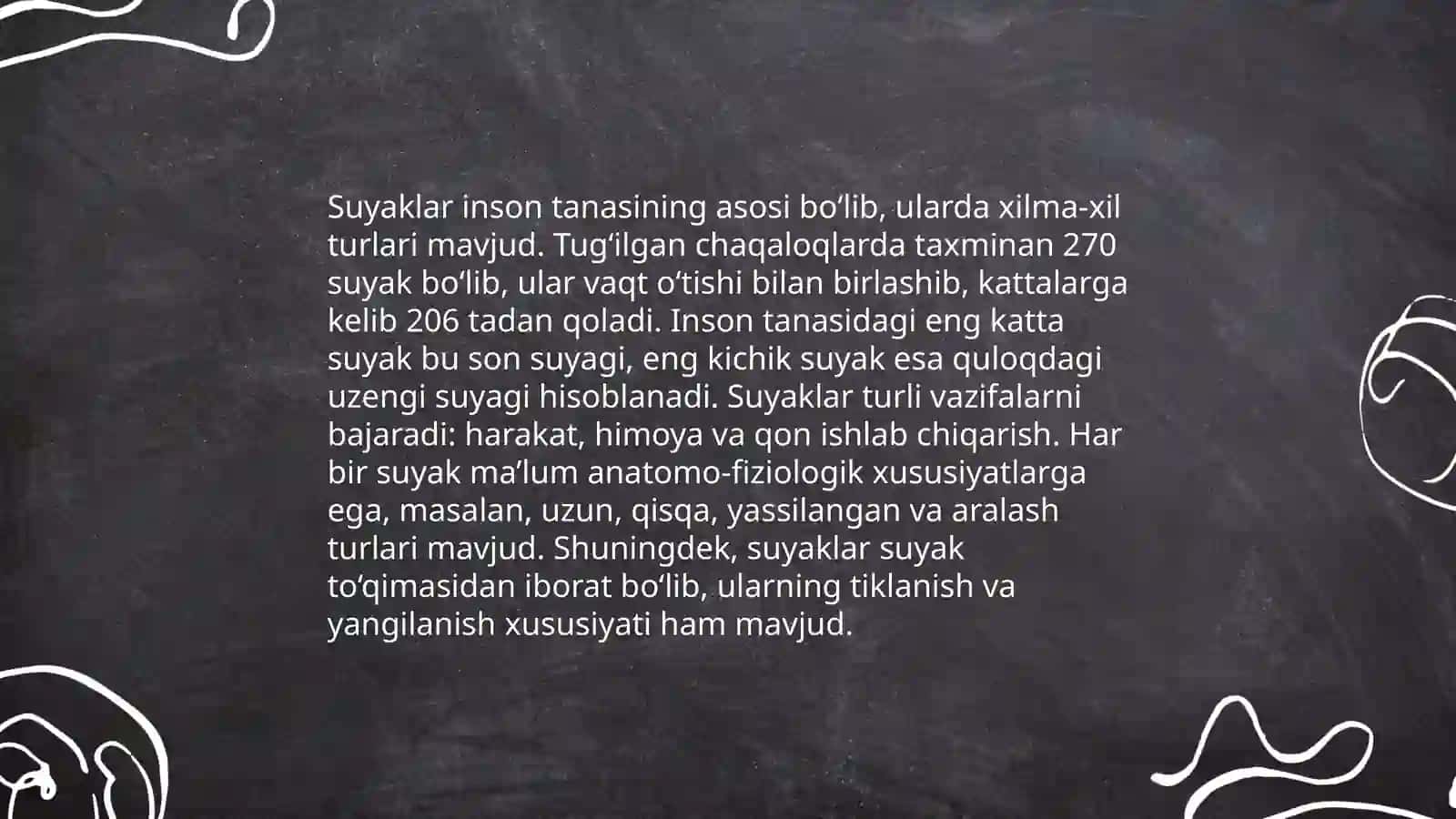 Odamlar suyaklarini oʻrganish 4