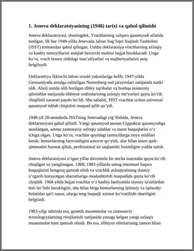 Jeneva Deklaratsiyasi 4