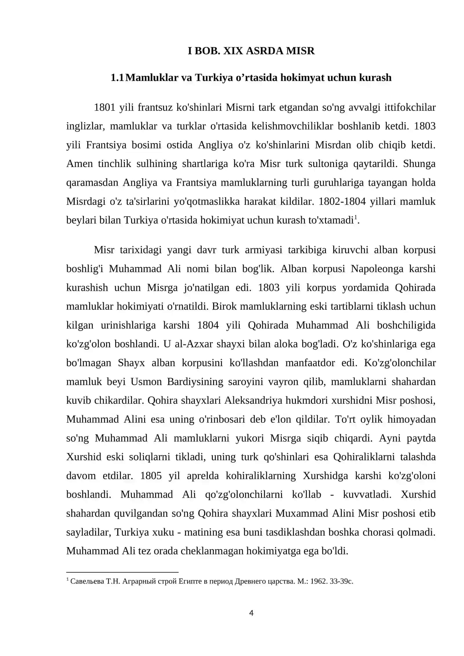 Mamluklar va Turkiya o’rtasida hokimyat uchun kurash 4