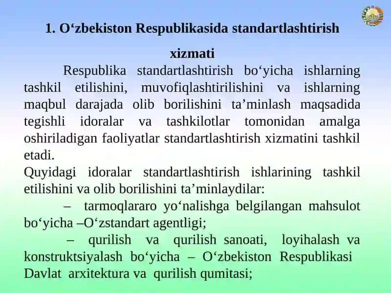 Standartlashtirish asoslari 4