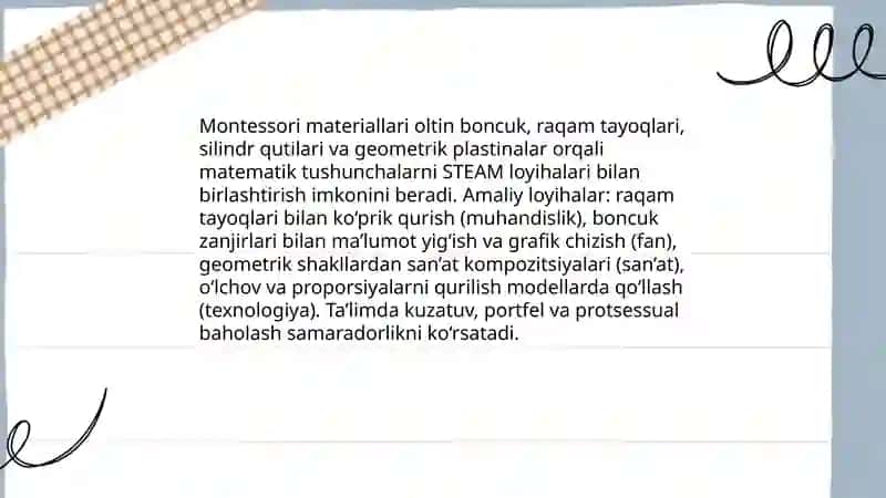 Montessorimetodikasi STEAM 4