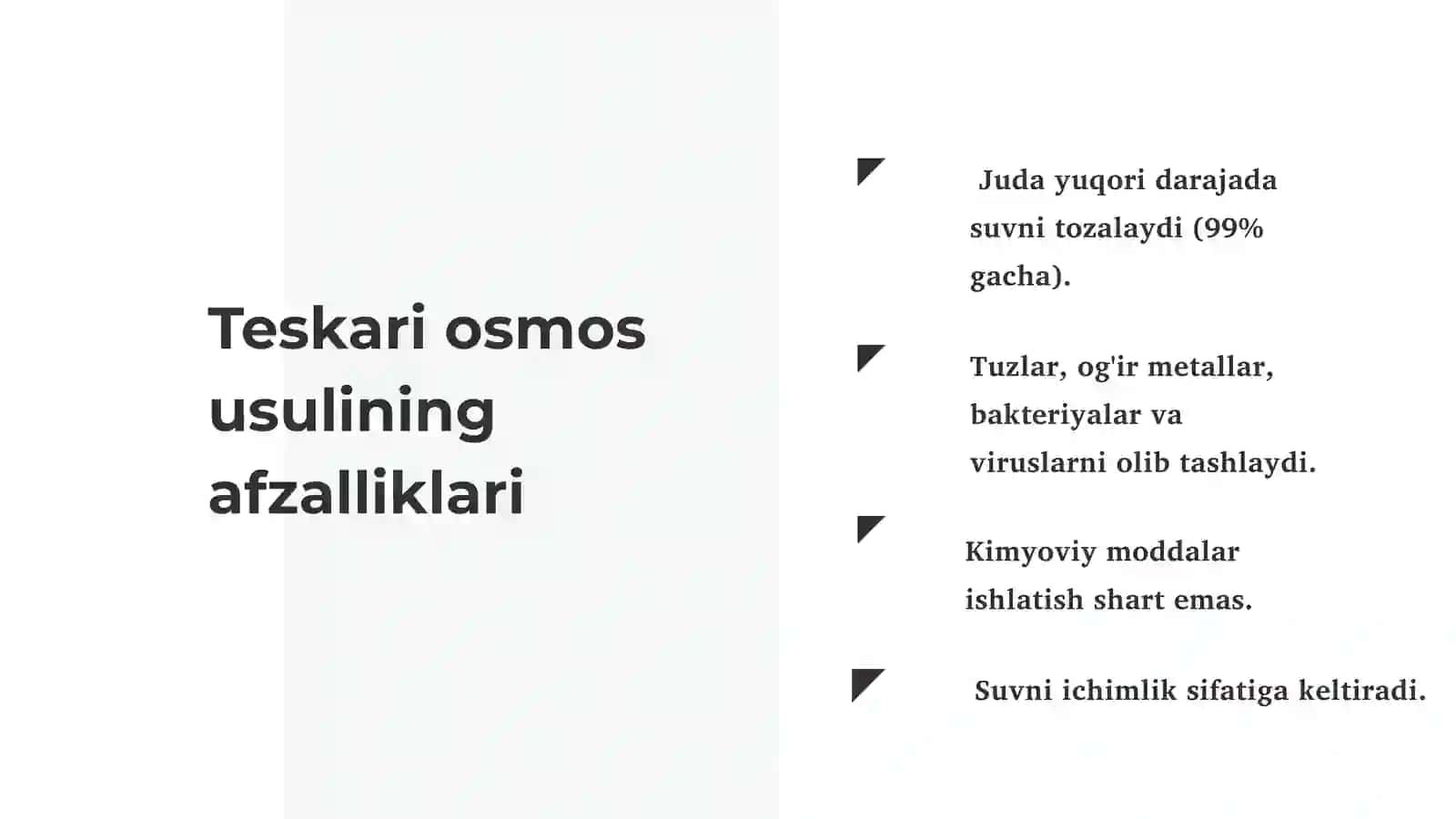 Oqava suvlarni osmos usulida tozalash 4