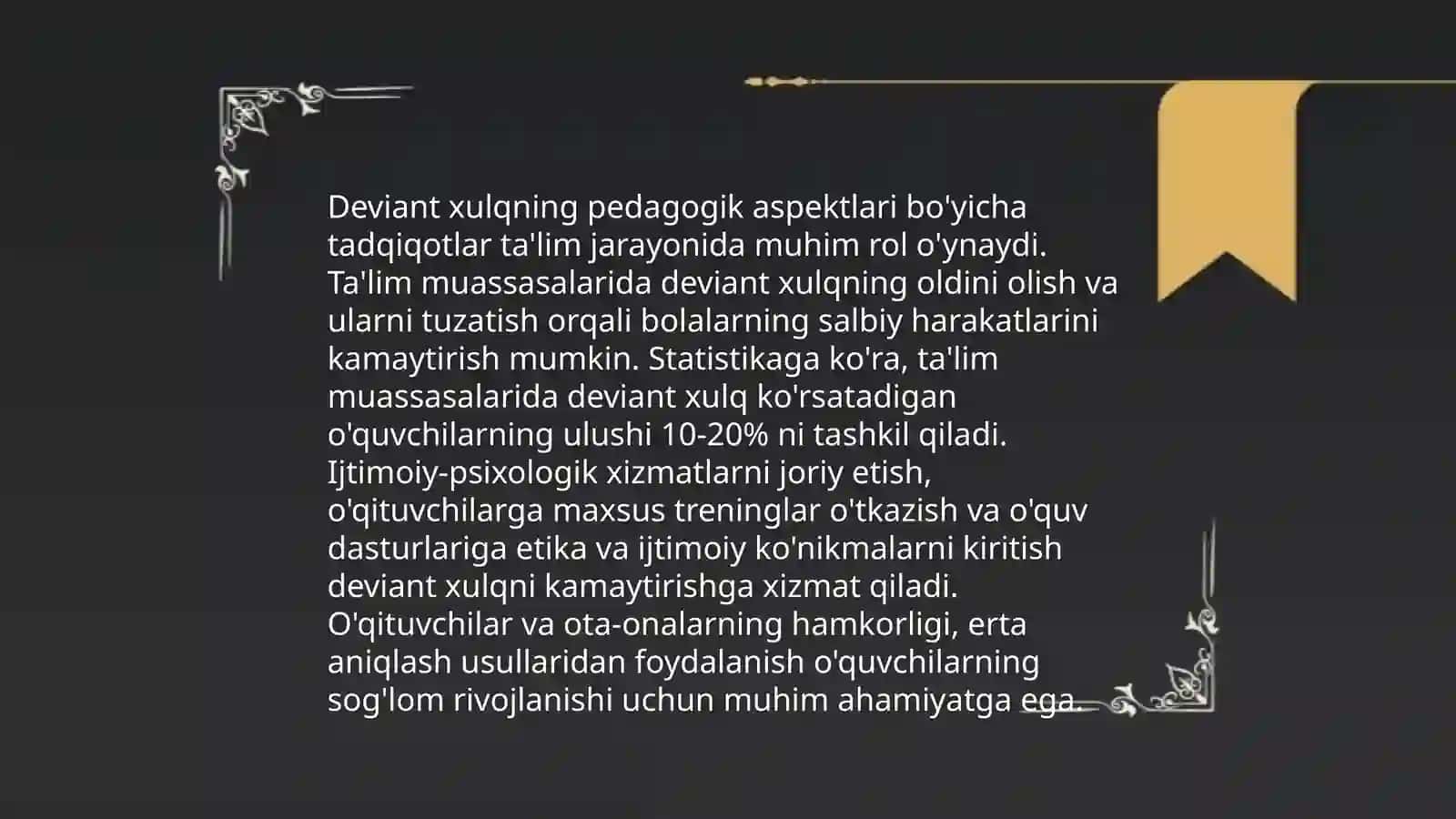 Me'yordan og'ish va deviant xulq--ijtimoiy-pedagogik muammo 4