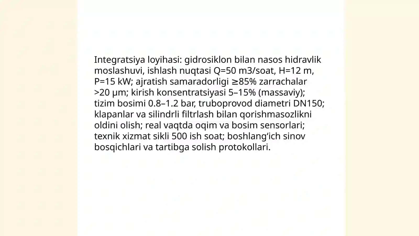 Gidrosiklonli nasos qurilmalari 4
