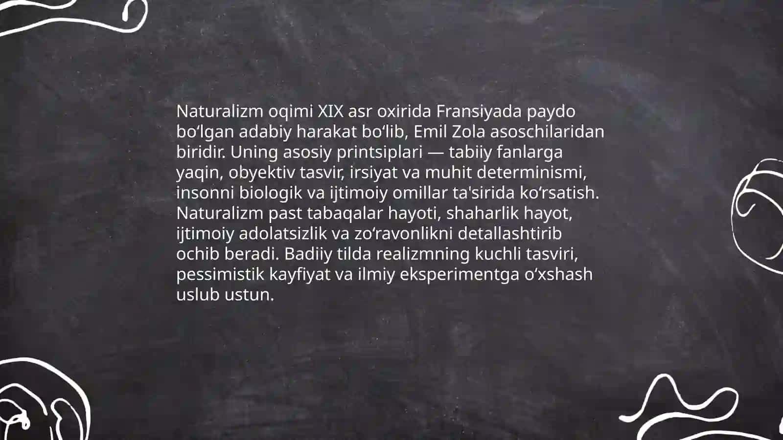 Realizm adabiy yo'nalishi 4