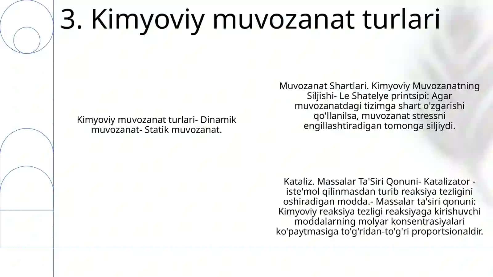 Kimyoviy Muvozanat 4