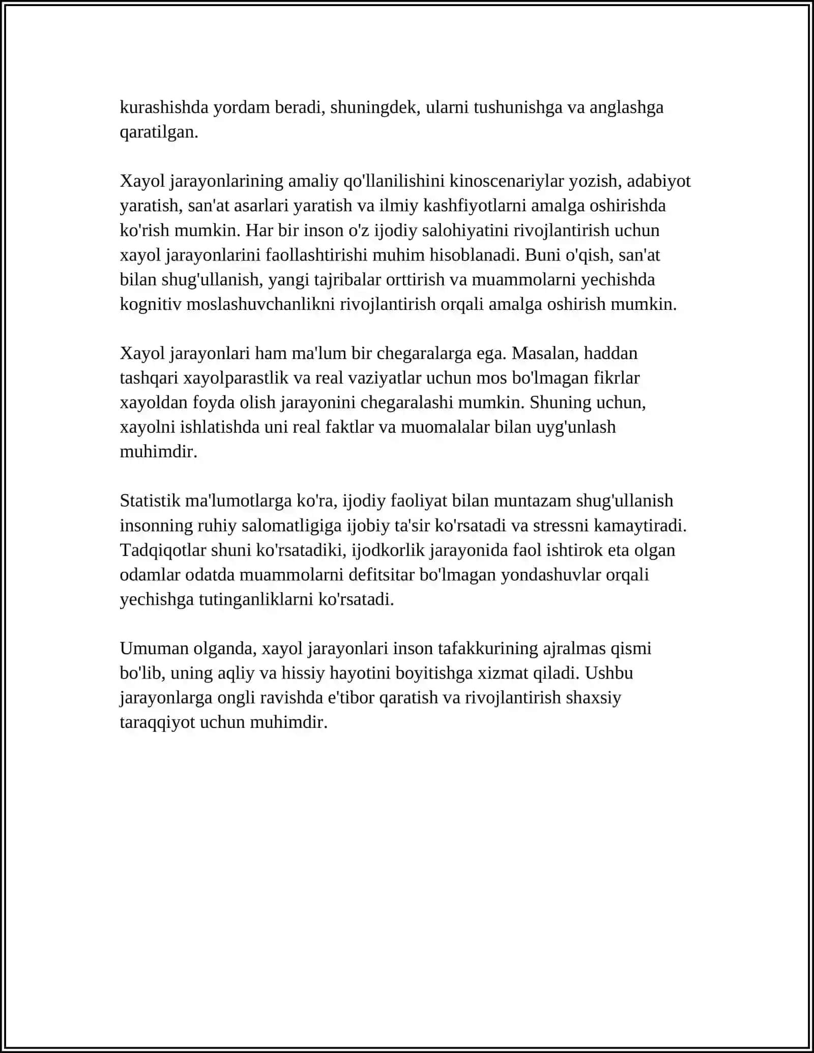 XAYOL JARAYONLARI VA XAYOL TURLARI 4