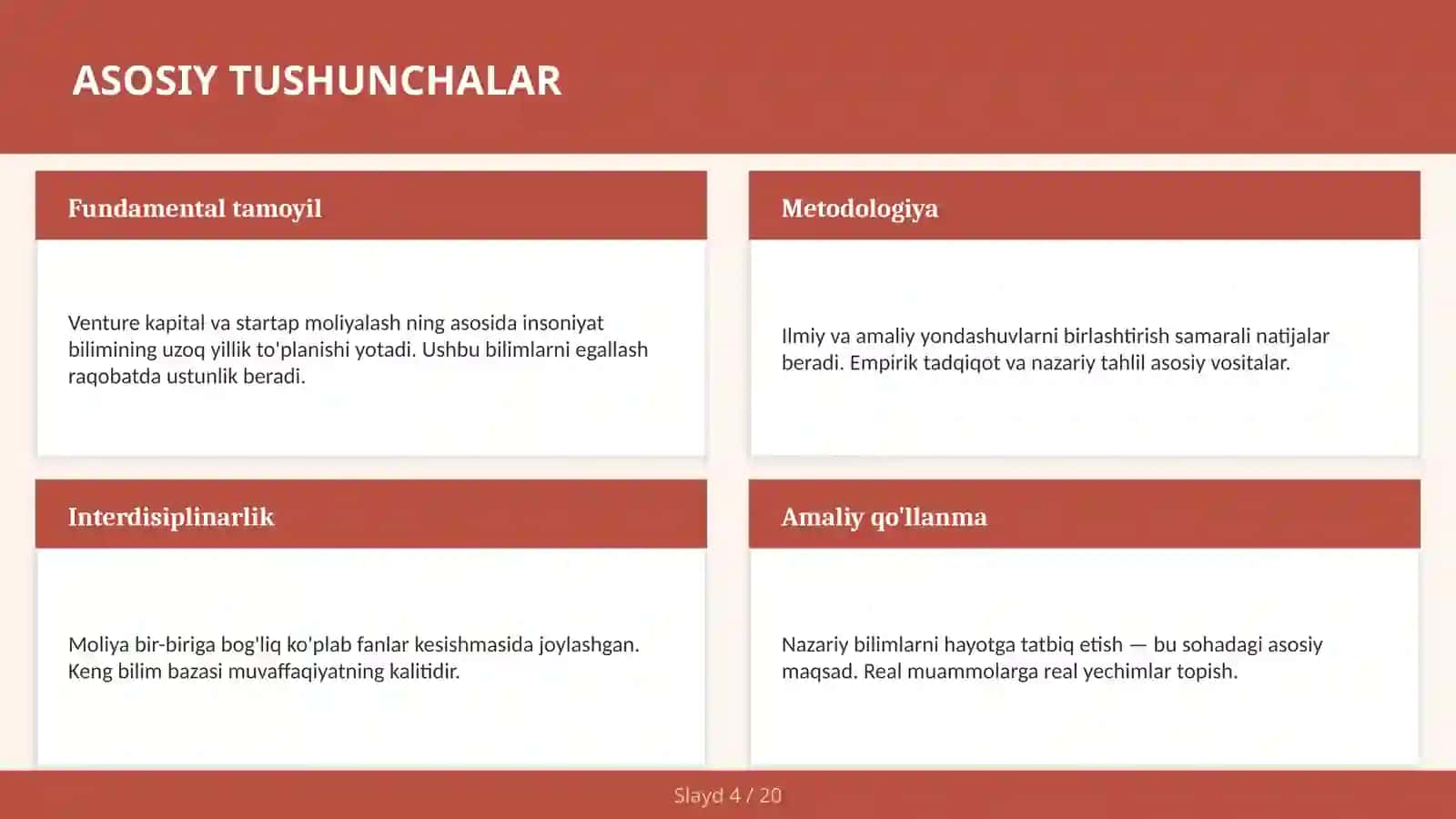VENTURE KAPITAL VA STARTAP MOLIYALASH 4