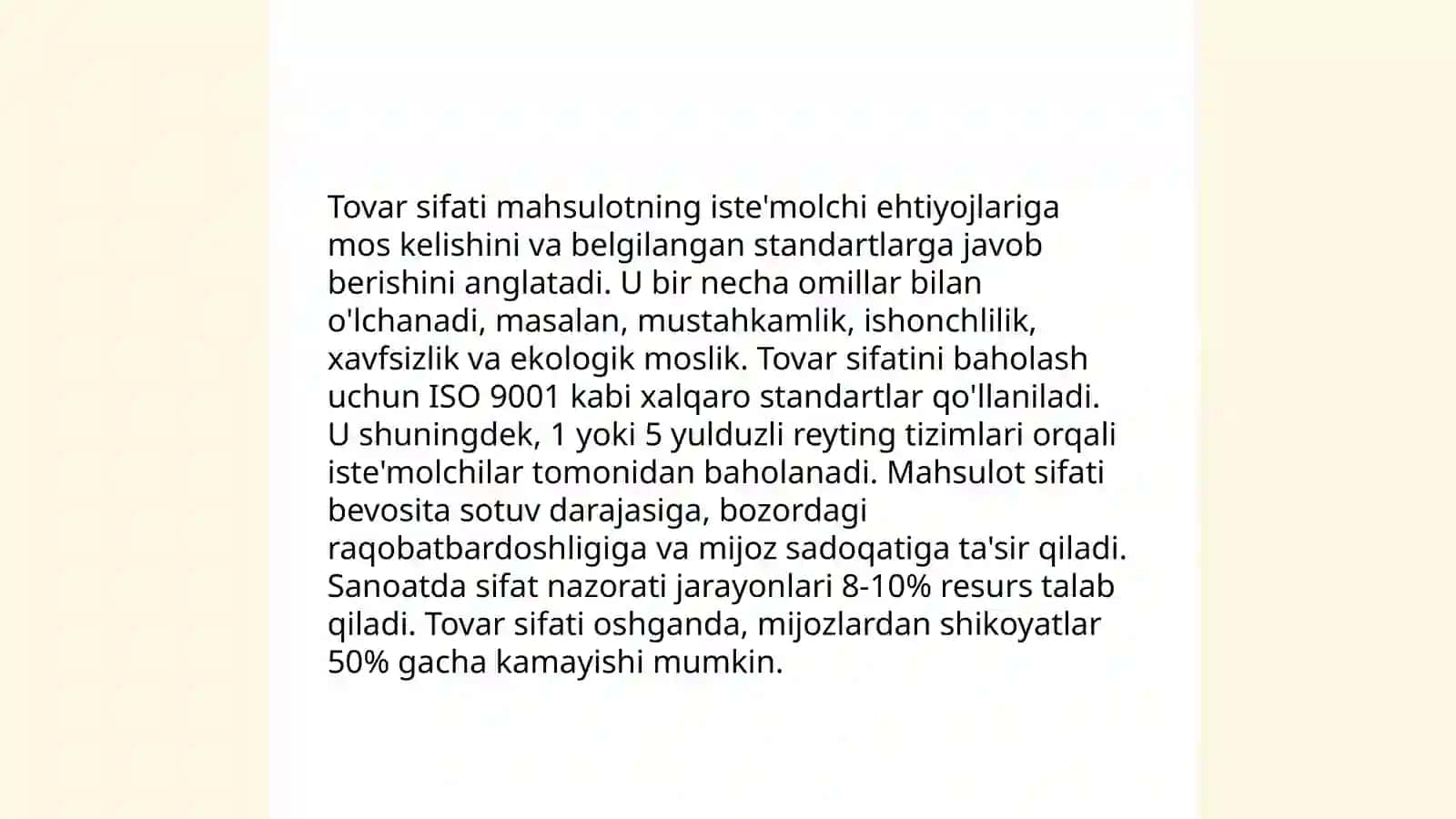 Tovar va uning xususiyatlari 4