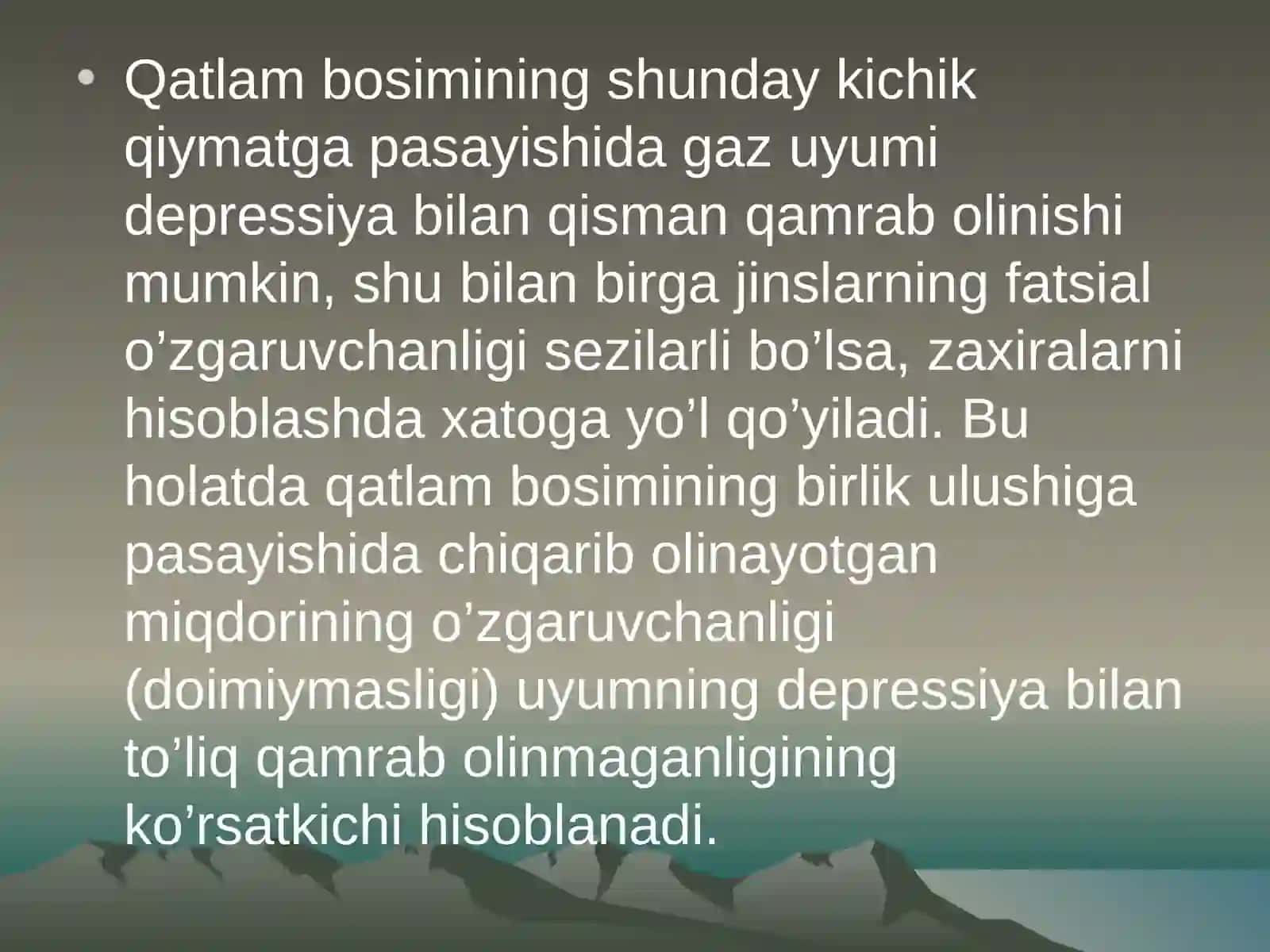 Gaz Zaxiralarini Hisoblash Metodini Tanlash 4