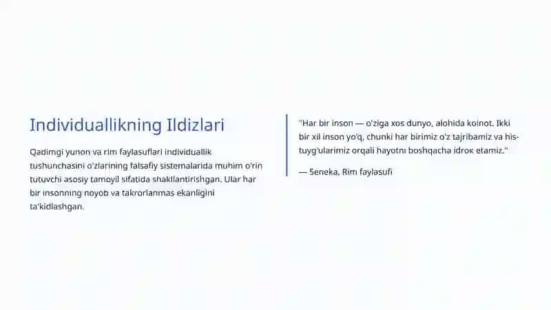Psixologiyada Individual Farqlar: Shaxsiyat va Uning O'ziga Xosligi 4