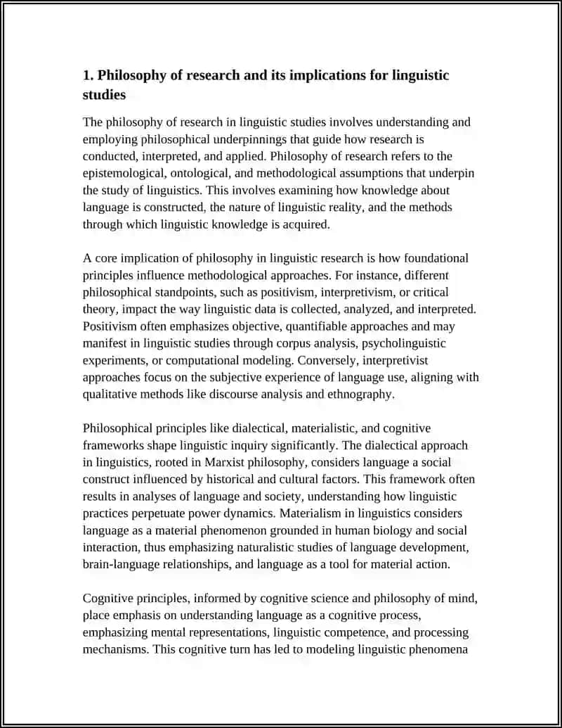 PHILOSOPHICAL AND THEORETICAL FOUNDATIONS OF RESEARCH 4