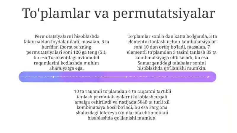 To'plamlar va kombinatorik tushunchalar 4