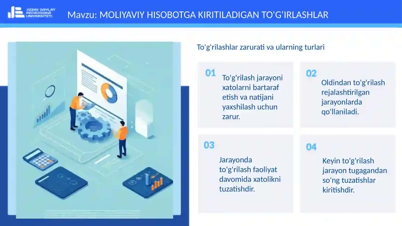 Moliyaviy hisobotlarning tuzilishi va maqsadlari 4