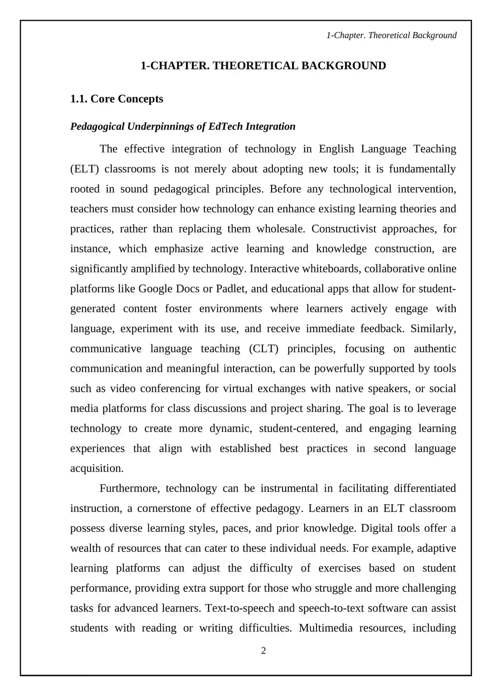 Teacher Training on the Effective Integration of Technology in the ELT Classroom 4
