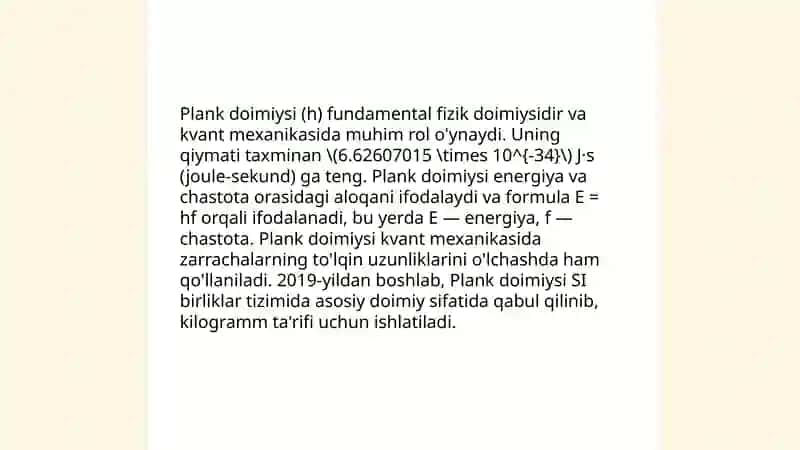 Modda tuzulishi fanidan tayyorlagan taqdimoti 4