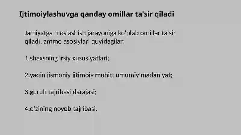 Shaxs   ijtimoiylashuvi va ijtimoiy  xulq-atvor 4