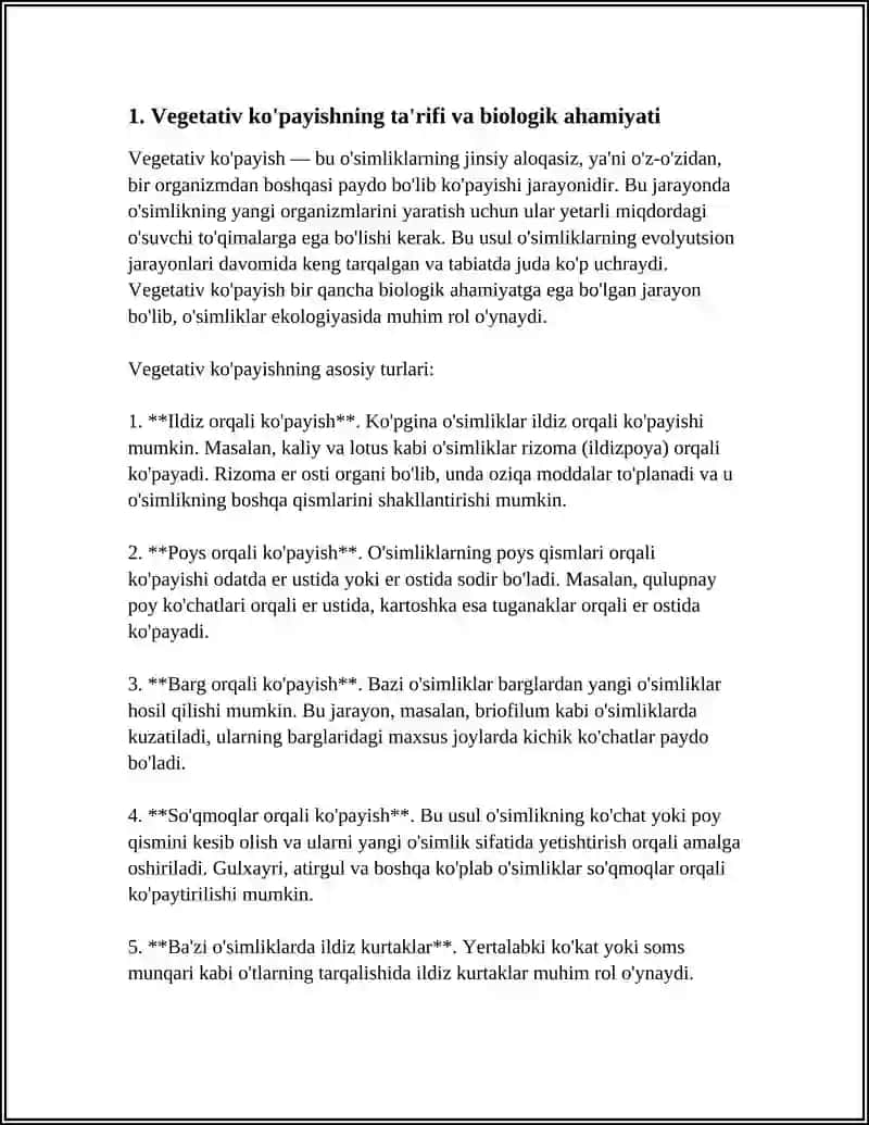 VEGETATIV KO'PAYISH VA ULARNING TURLARI 4