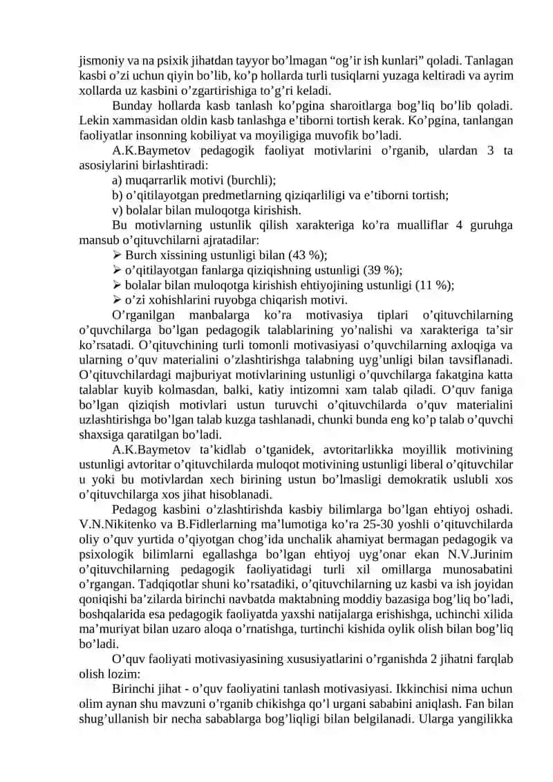 Kasbiy faoliyat motivasiyasi 4