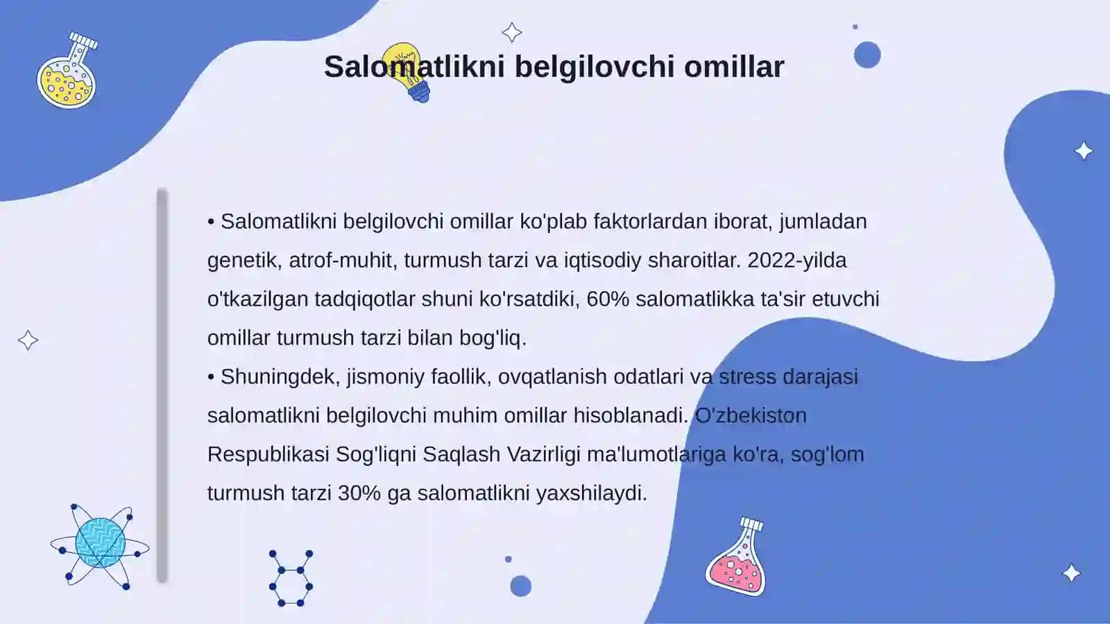Inson organizmlari va salomatligi 4